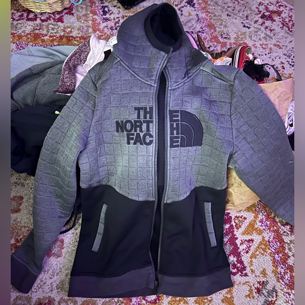 The North Face hooded zip up jacket